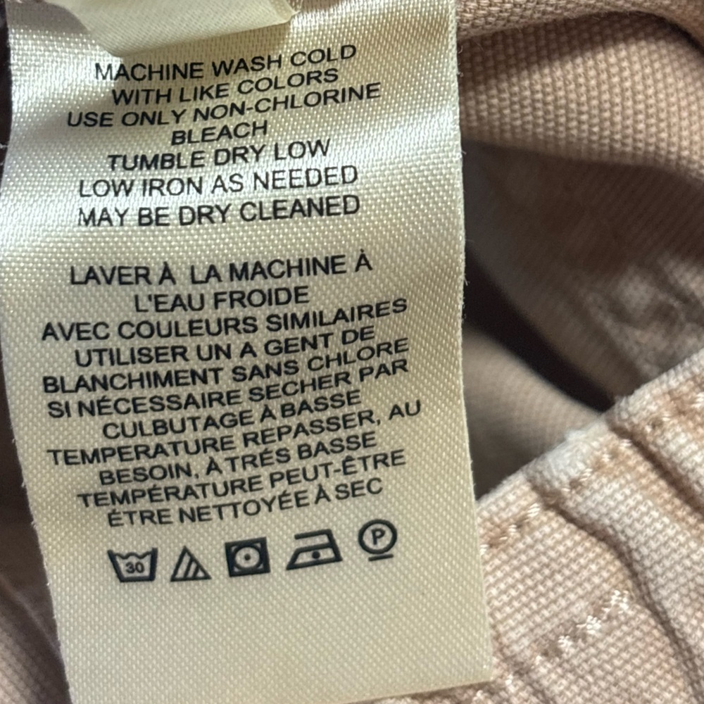 Pilcro Anthropologie Roamer Utility Cargo Pants Tan Distressed - Picture 6 of 6